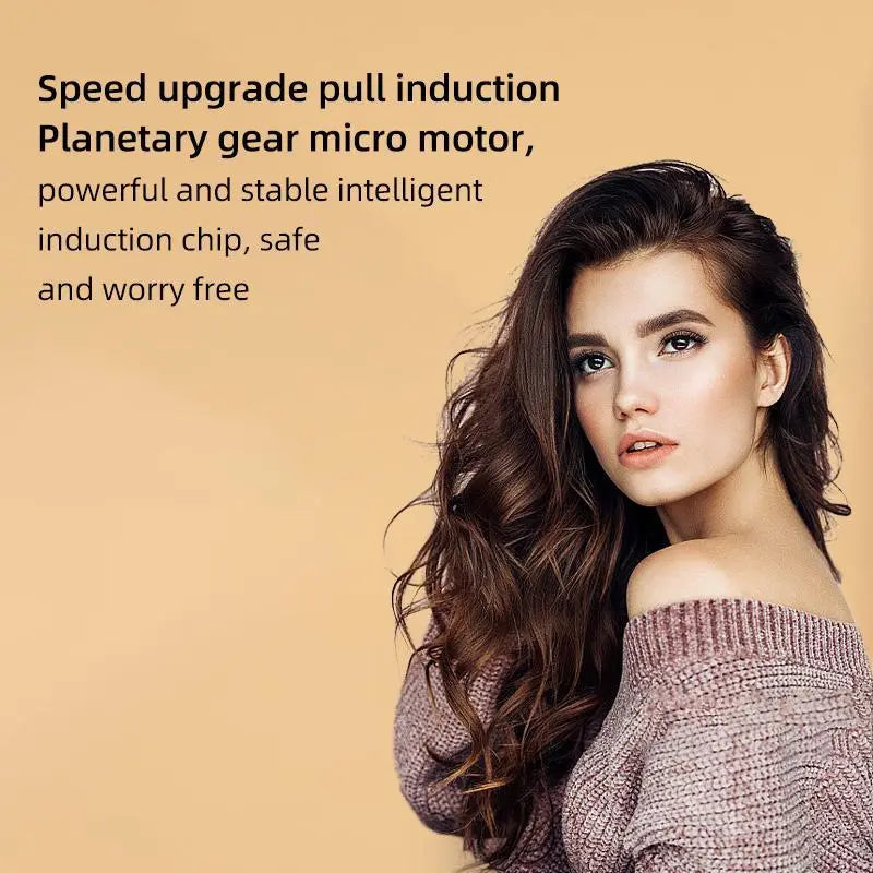 Pretihom Fully Automatic Electric Curling Stick 32Mm Largecurling Tool for Comfortable Hair Care