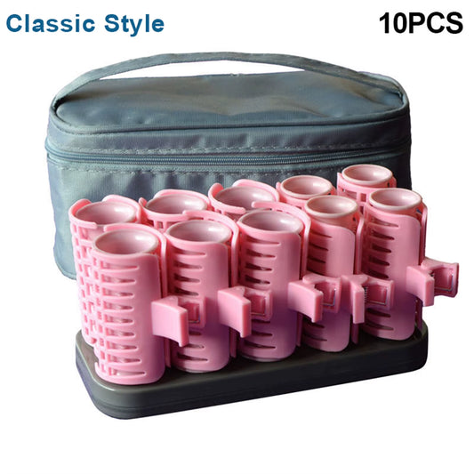 Electric Hair Curlers with Bag (10 Rollers)