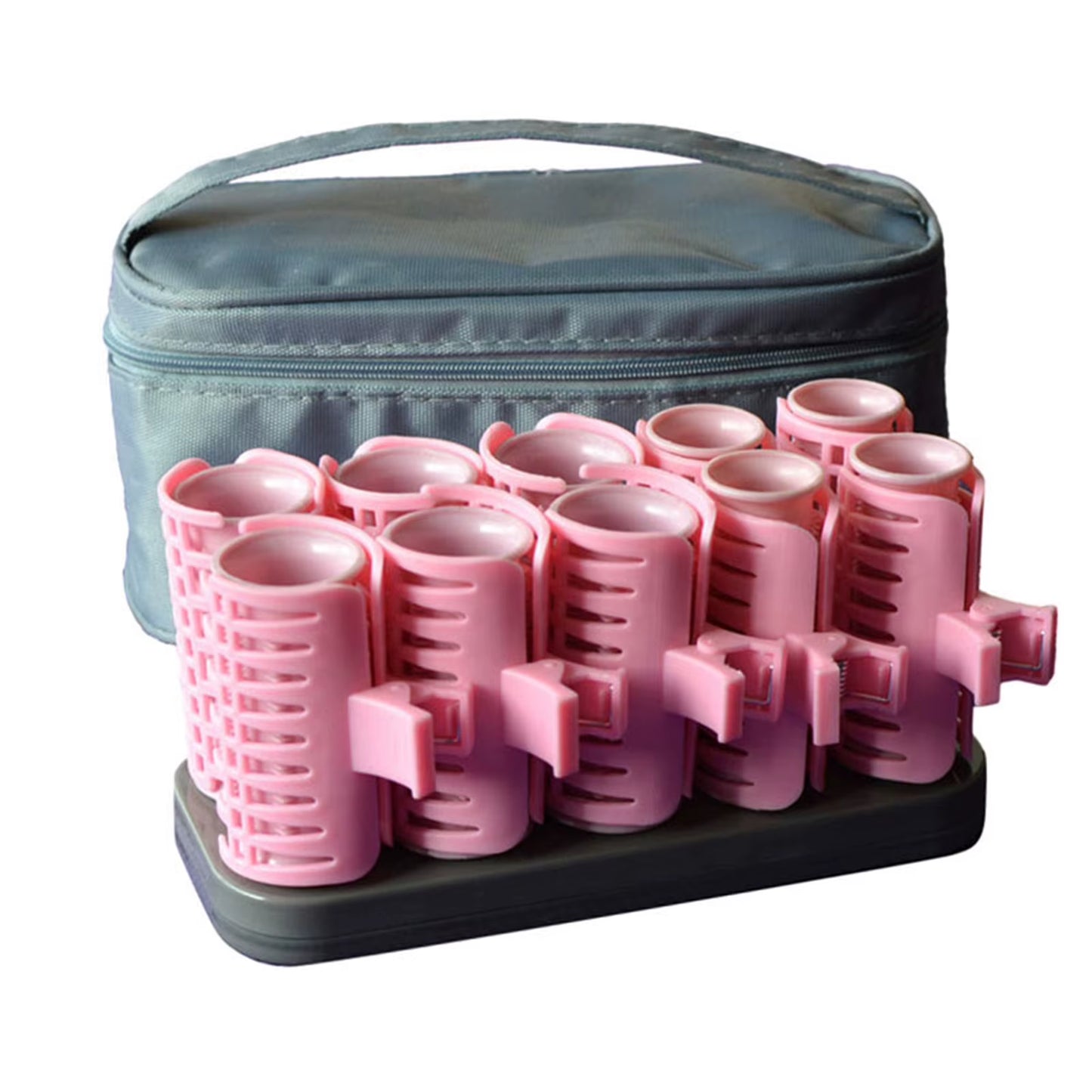 10PCS DIY Bangs Roller Electric Hair Curlers Do All Kinds of Different Hairstyles Hair Roller for Home Outdoor Indoor Use