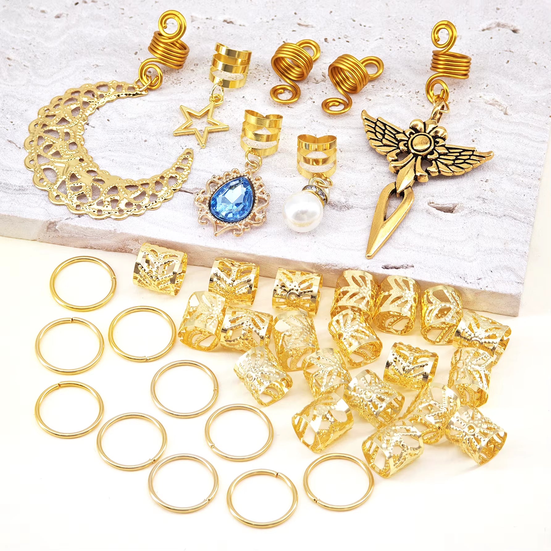 Goddess Celestial Hair Braid Accessories