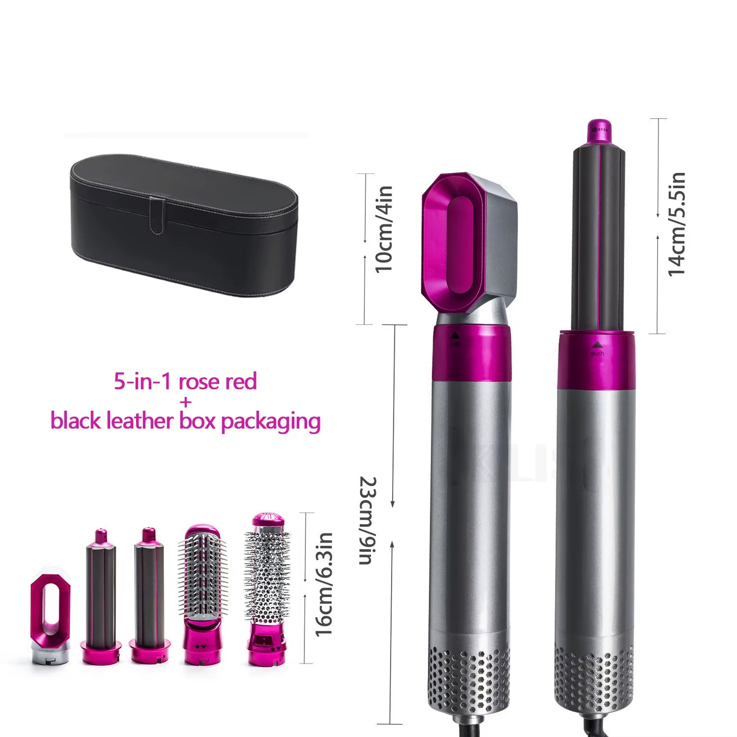 Professional 5 in 1 Hair Dryer Hot Air Comb Curler for Dyson Airwrap Hair Dryer Styling Tool Hair Straightener Hairdressing Tool