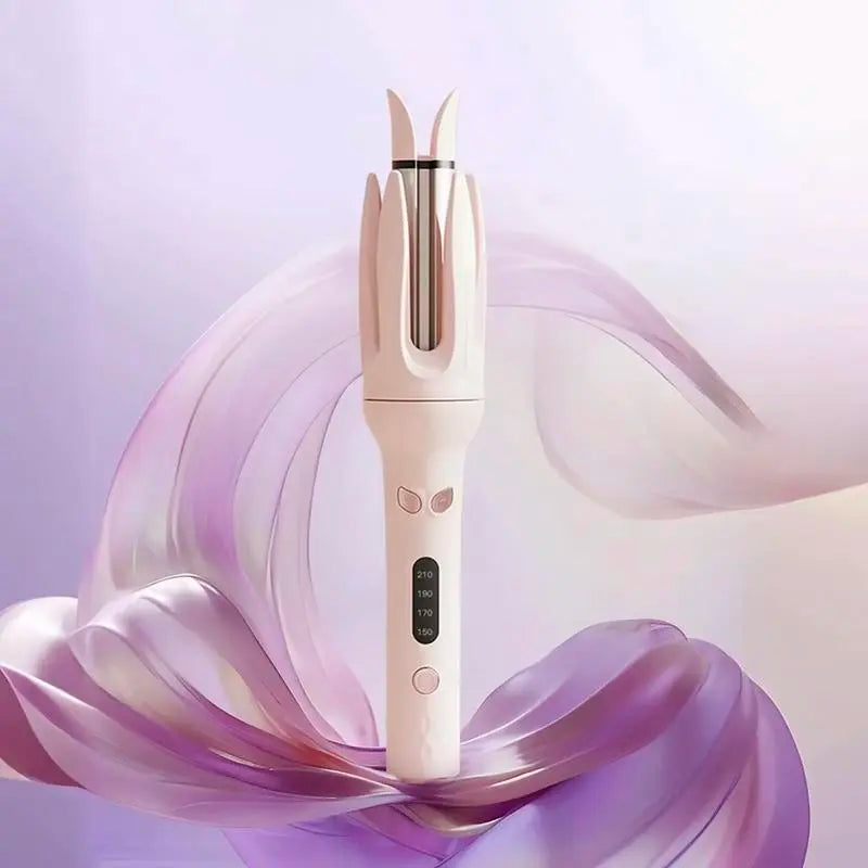 Automatic Hair Curler,Automatic Curling Iron with 4 Temperatures,Dual Voltage Rotating Curling Iron with Fast Heating and Auto Shut-Off,Hair Styling Tools for Home,Best Valentine'S Day Gift