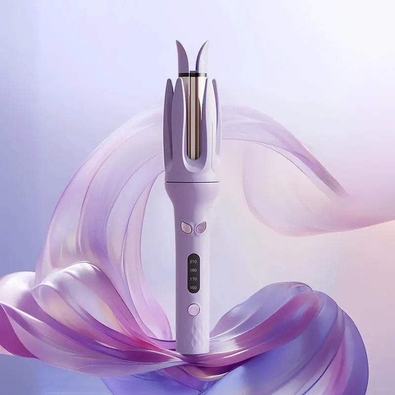 Automatic Hair Curler,Automatic Curling Iron with 4 Temperatures,Dual Voltage Rotating Curling Iron with Fast Heating and Auto Shut-Off,Hair Styling Tools for Home,Best Valentine'S Day Gift