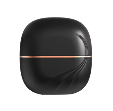 Mini Wireless Hair Straightener Brush (Pink/Black)