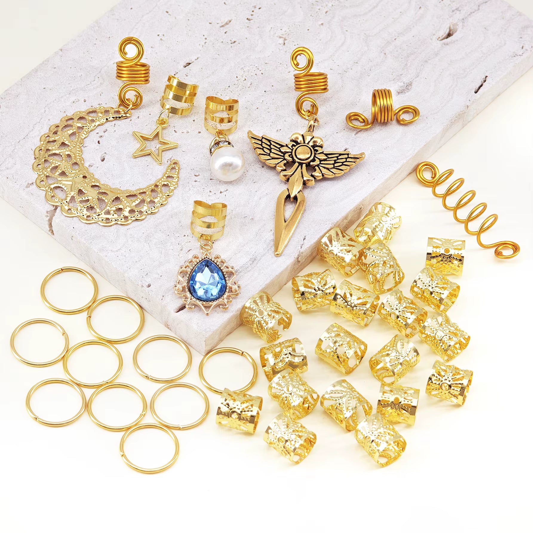 Goddess Celestial Hair Braid Accessories