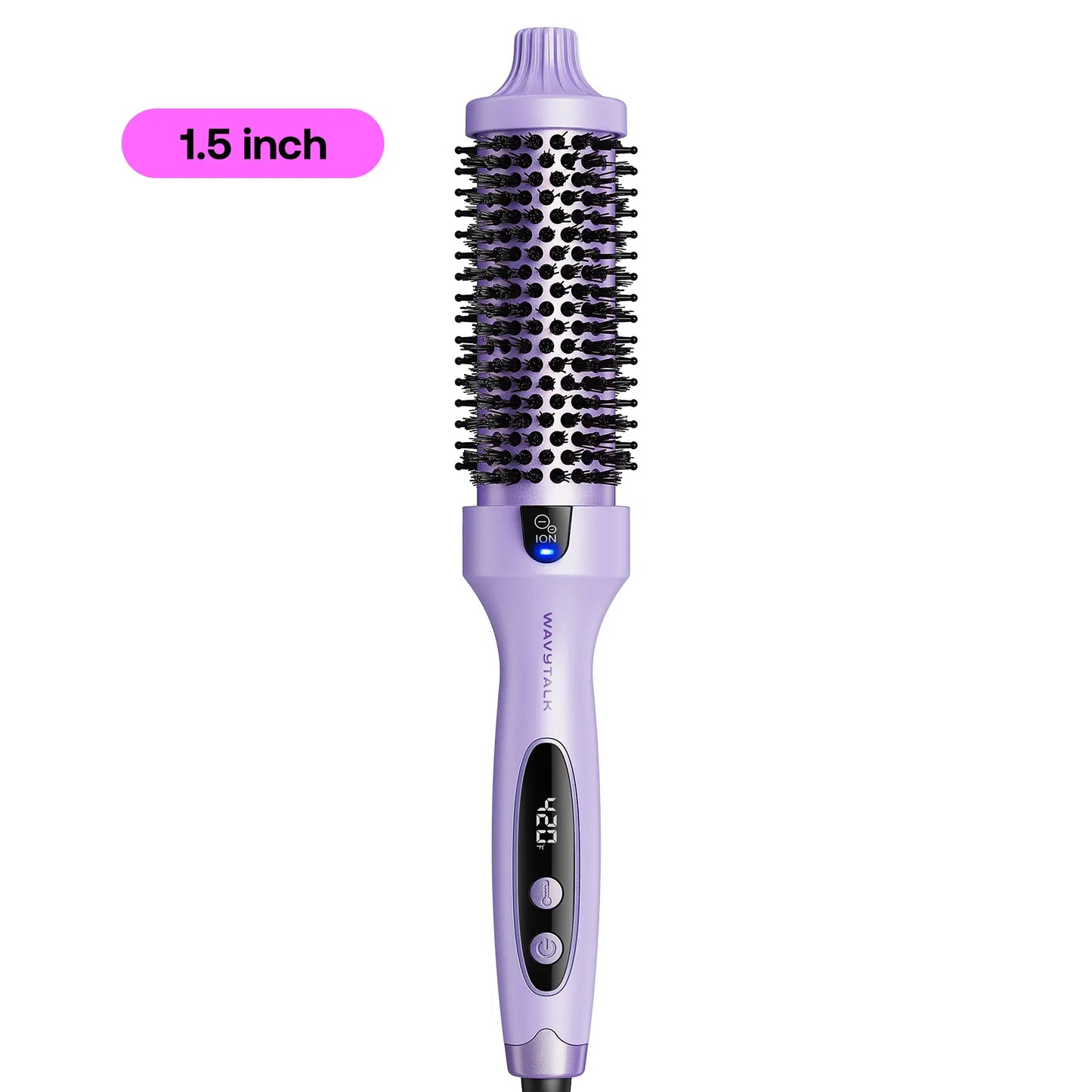 Wavytalk Blowout Boost VIP Volume Festival Bundle, Thermal Brush 1.5 Inch for Blowout Look, Tourmaline Ceramic Negative Ion Technology, 5 Temperature Settings Dual Voltage