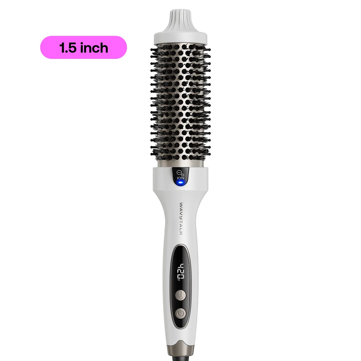 Wavytalk Blowout Boost VIP Volume Festival Bundle, Thermal Brush 1.5 Inch for Blowout Look, Tourmaline Ceramic Negative Ion Technology, 5 Temperature Settings Dual Voltage