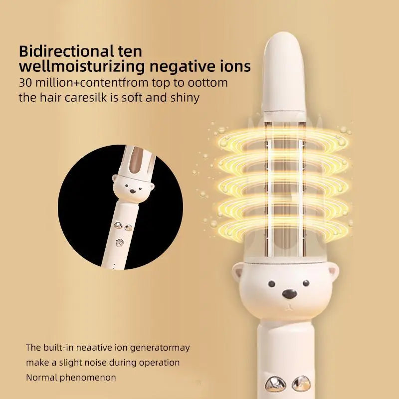 Pretihom Fully Automatic Electric Curling Stick 32Mm Largecurling Tool for Comfortable Hair Care