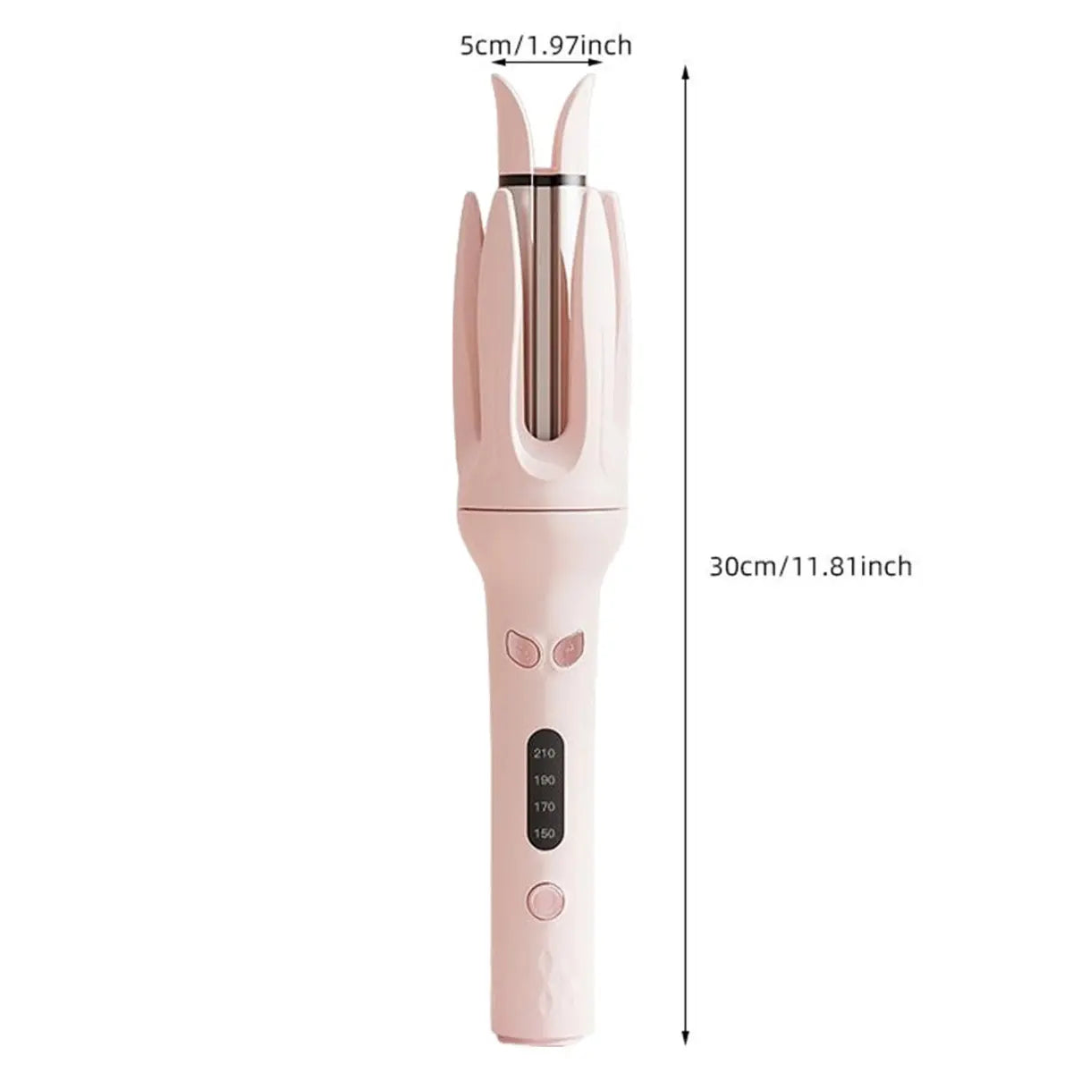 Automatic Hair Curler,Automatic Curling Iron with 4 Temperatures,Dual Voltage Rotating Curling Iron with Fast Heating and Auto Shut-Off,Hair Styling Tools for Home,Best Valentine'S Day Gift