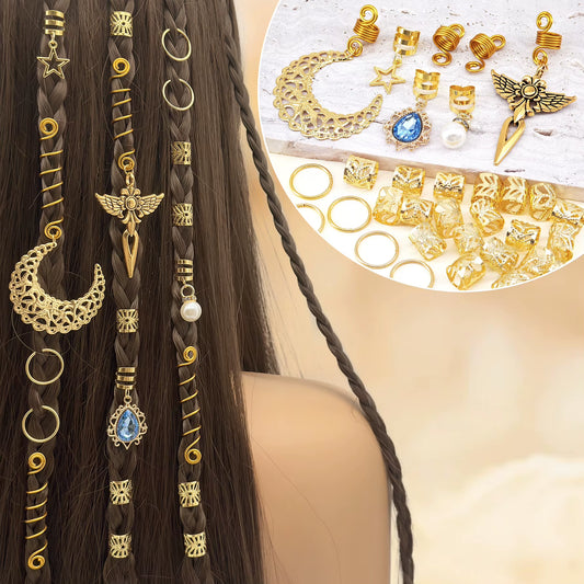 Goddess Celestial Hair Braid Accessories