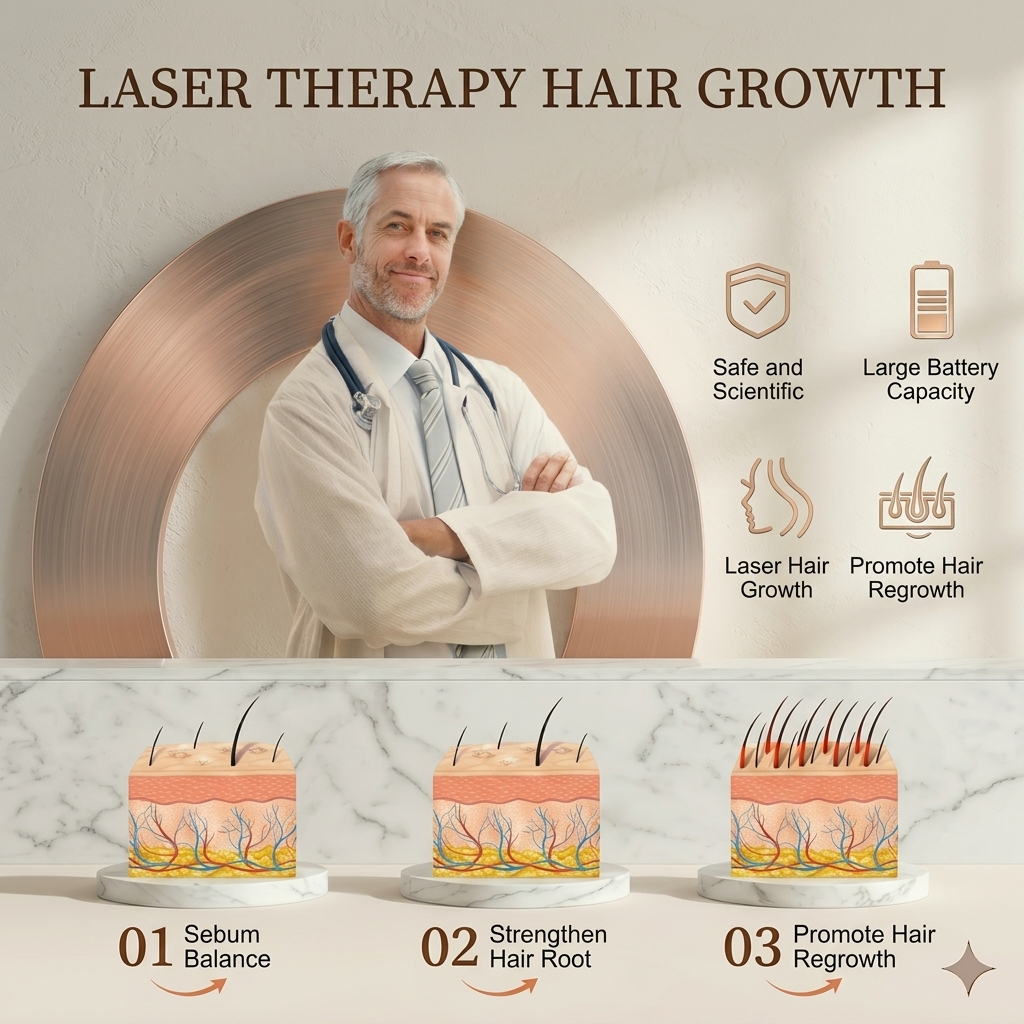 Electric Laser & Infrared Hair Growth Comb