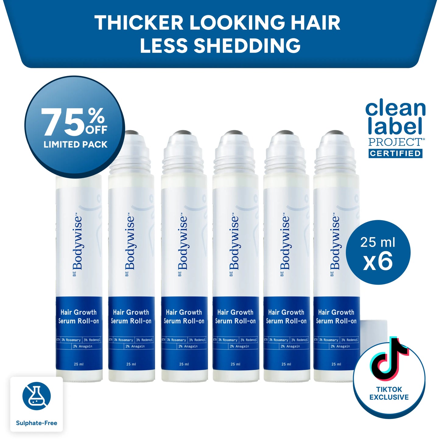 Roll-On Hair Fall Reduction Serum 25 Ml